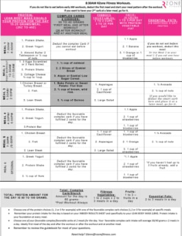 Nutrition Template 830AM Workout