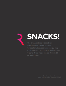 Snack Ideas