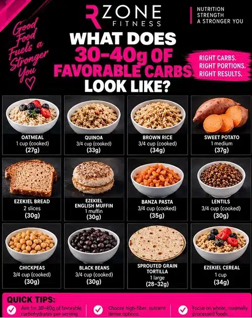 Favorable Carbohydrate Portion Guide